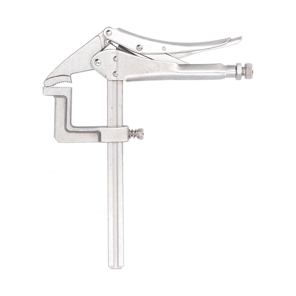 Clamp Vise Chrome Vanadium Steel Pointed Heavy Duty Adjustable Sliding Rod Pliers for Woodworking