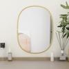348216 vidaXL Wall Mirror Gold 40x30 Cm