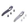 1Set 420 Stainless Steel Material Knife Back Clip With 3Pcs M2.5 Screws Pocket Waist Clamps For Knives Diy Make Accessories