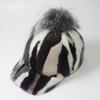 New Women Genuine Real Natural Mink Fur Hat Adult Handmade Warm Winter Baseball Cap Luxury Lady Elegant Stylish Warm Caps