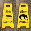 Cat Vomit Sign, Dog Vomit Sign, Funny Cat Signs Home Decoration Gifts