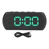 Digital Alarm Clocks Snooze Temperature 12 24Hr Small Electronic Desk Clock with LED Display for
