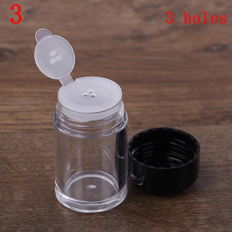 1 Pcs 10Ml White Empty Cosmetic Bottle Sifter Jars Container Screw Lid Makeup
