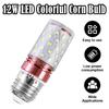 E27 Led Colorful Corn Bulb No Flash 220v Light 7colors Lamp 270 Degree Beam Angle 12w 2835 SMD Lampada Night Bulbs Energy-saving