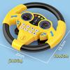 360 ° Rotation Simulation Steering Wheel Toys Simulate Driving Car Toy  Children Gift