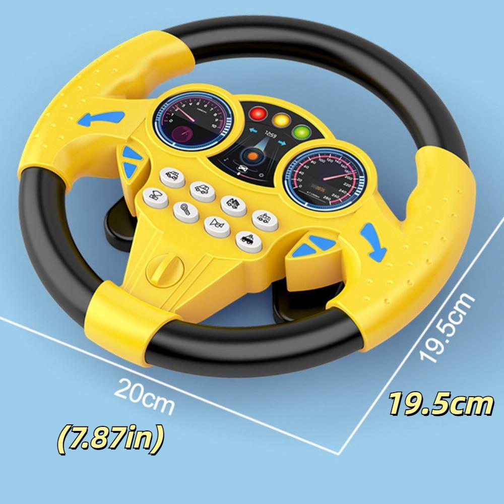 360 ° Rotation Simulation Steering Wheel Toys Simulate Driving Car Toy  Children Gift