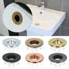 Hollow Round Ring Bathroom Sink Hole Cover Trim Ring Cap Overflow Covers Basin Insert Replacement