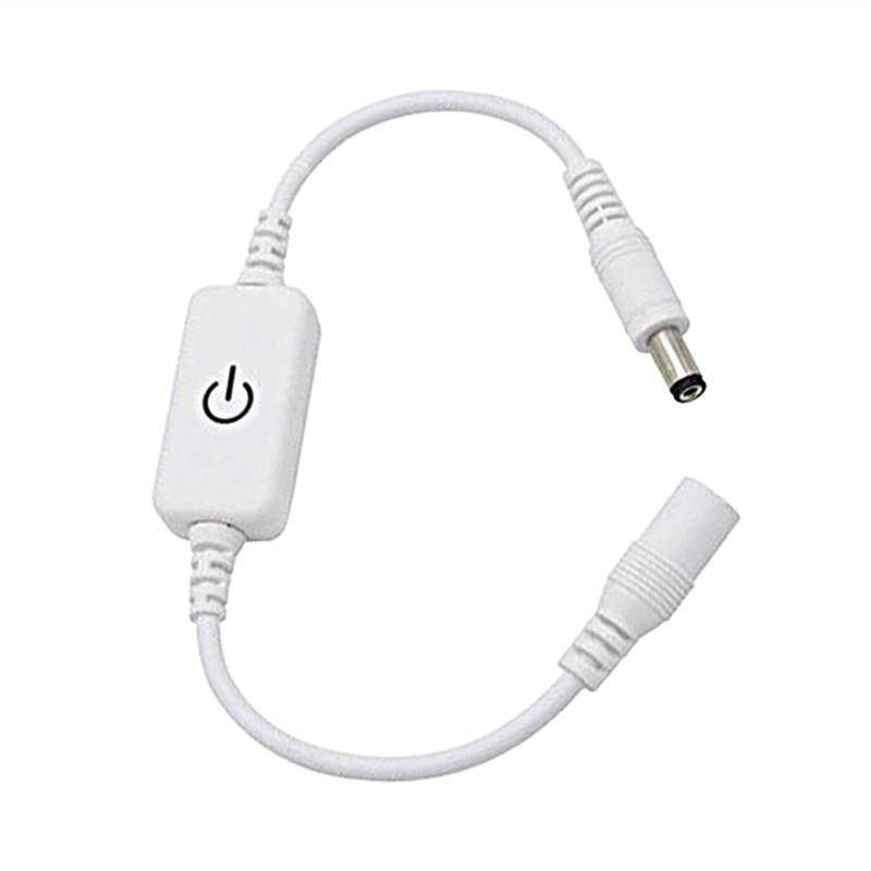 DC 12V 24V LED Strip Touch Dimme Brightness Control Simpl Dimmer Switch Controller for 5050 3528 2835 Light Strip Single Color