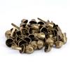 50Pcs Purse Handbag Cone Feet Nailhead Stud Spike Leather Craft Supplies (Brass 10mm)
