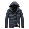 Autumn Winter Men's Light Down Jacket Fashion Hooded Short Large Ultra-thin Lightweight Youth Slim Coat Down Jackets