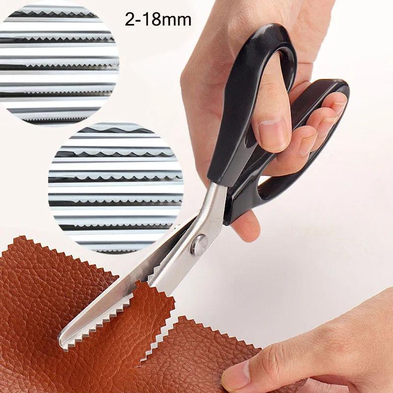 Tailor Scissors Pinking Shears Zig Zag Sewing Cut Serrated Lace Scissors Sewing Accessories Fabric Scissors DIY Sewing Tool