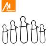 MEREDITH 50pcs Stainless Steel Fishing Connector Fast Clip Lock Snap Swivel Solid Rings Safety Snaps Fishing Hook Tool Snap