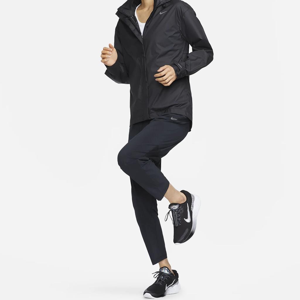 Nike Logo Print Mid-Rise Straight-Leg Cropped Casual Pants Women Bottoms Black FB7030-010