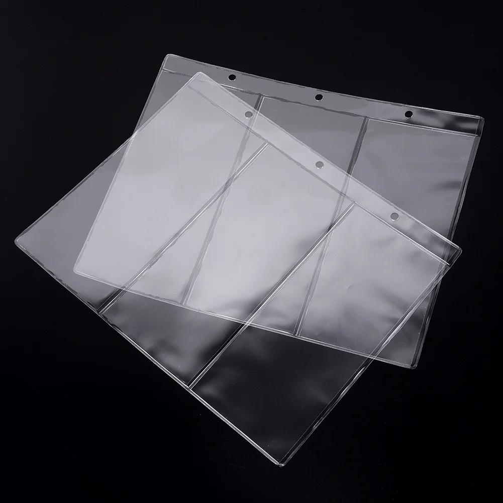 PVC Paper Money Album Transparent Accessories Portable Folders Holder Banknotes Currency Collection Convenient