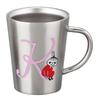 Moomin Stainless Steel Retains Diameter 9 X Initial Birthday Miscellaneous Made In Mug, Heat-resistant, Heat, Double-walled, 360ml, Approx. 11cm, "K",