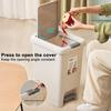 Garbage Can Durable Construction Large Capacity Wide Opening Easy To Clean Trash Can Waste Bin with Stepping Pedal