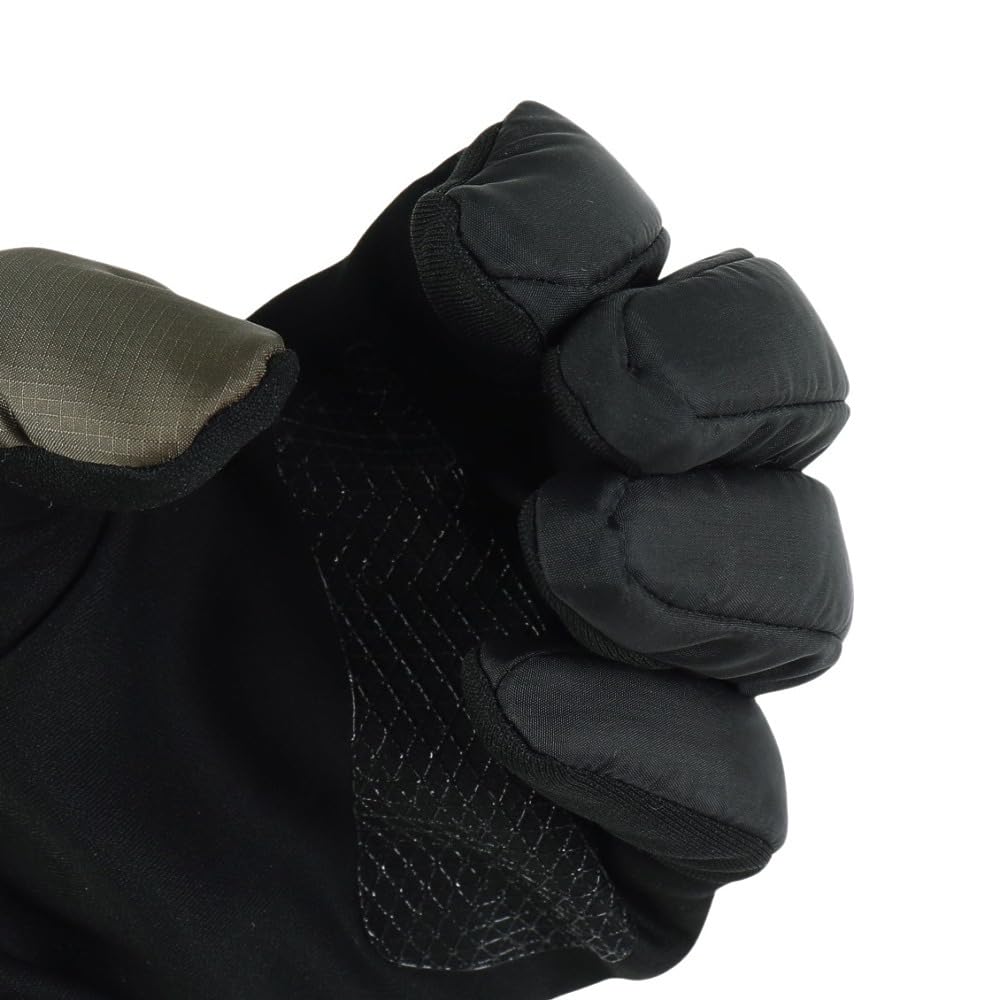 North Nuptse Chip Gloves Unisex Fleece Cold Protection Smartphone Touch Panel Compatible New Taupe Green M [The Face]