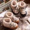 Thick-soled Snow Boots Velvet Thickened Cotton Boots Non-slip Warm Velvet Cotton Slippers Women's Winter Shoes