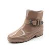 Fashion Rain Boots Women Rubber S Ankle Boots Waterproof Walking Shoes Girls Anti-Skid Wading Shoes for Workout Rainy