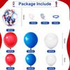 Independence Day Red And Blue Sequined Balloon Set, Independence Day Party Atmosphere Background Balloon Decoration