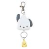 Sanrio Reel Keychain Pochacco Key Mascot Pochacco Pochacco Character 168882 Face-shaped 13.5×4.5×1.8cm
