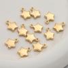 2000Pcs Gold Color Star Plastic Pendant for DIY Necklace Bracelet Jewelry Making Accessories