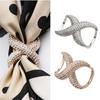 1 Piece Women Shawl Ring Clip Scarves Fastener Silk Scarf Buckle Brooch Wedding Jewelry