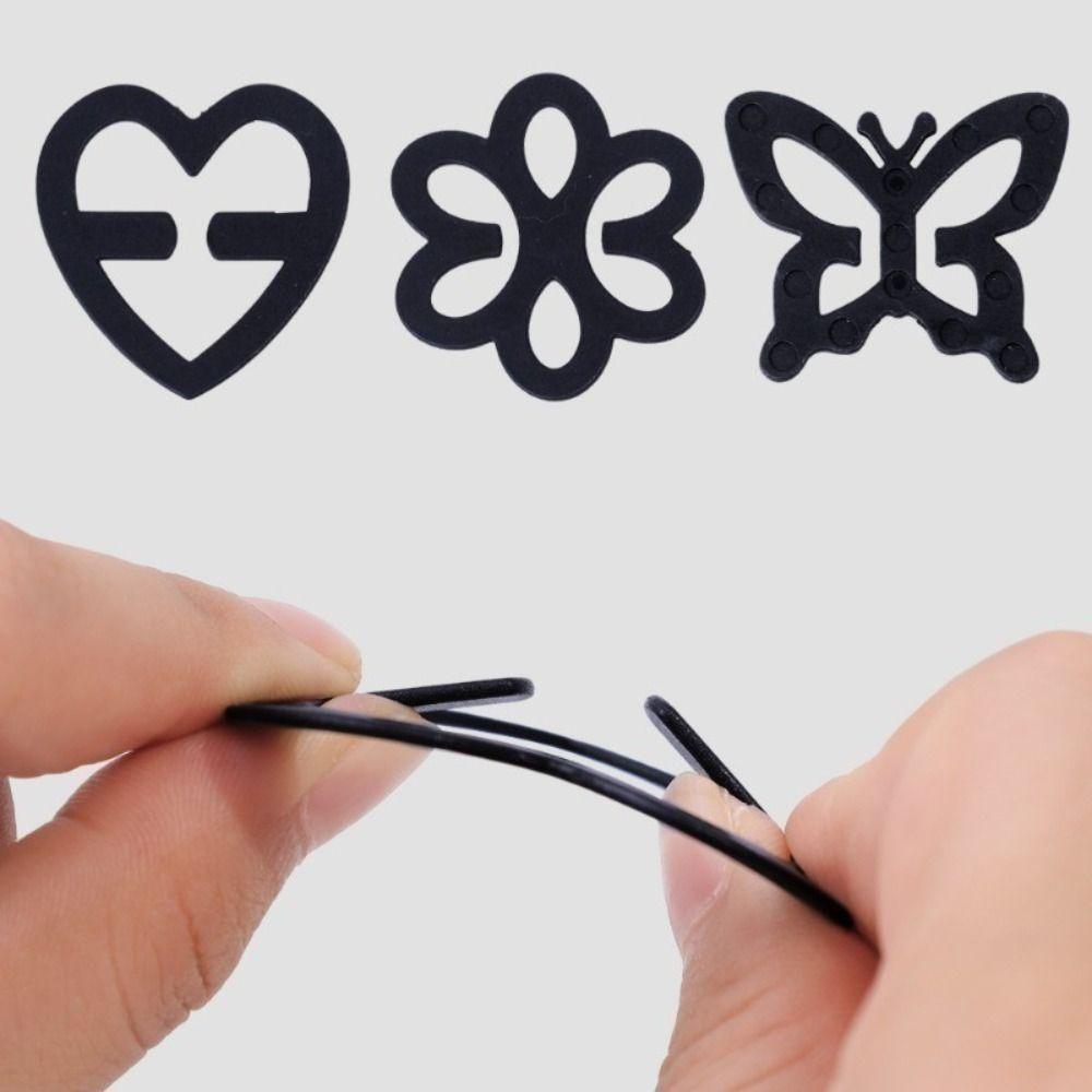 Butterfly/Flower/Heart Shape Women's Bra Anti-Slip Buckle Bra Shoulder Strap Cross Retainer