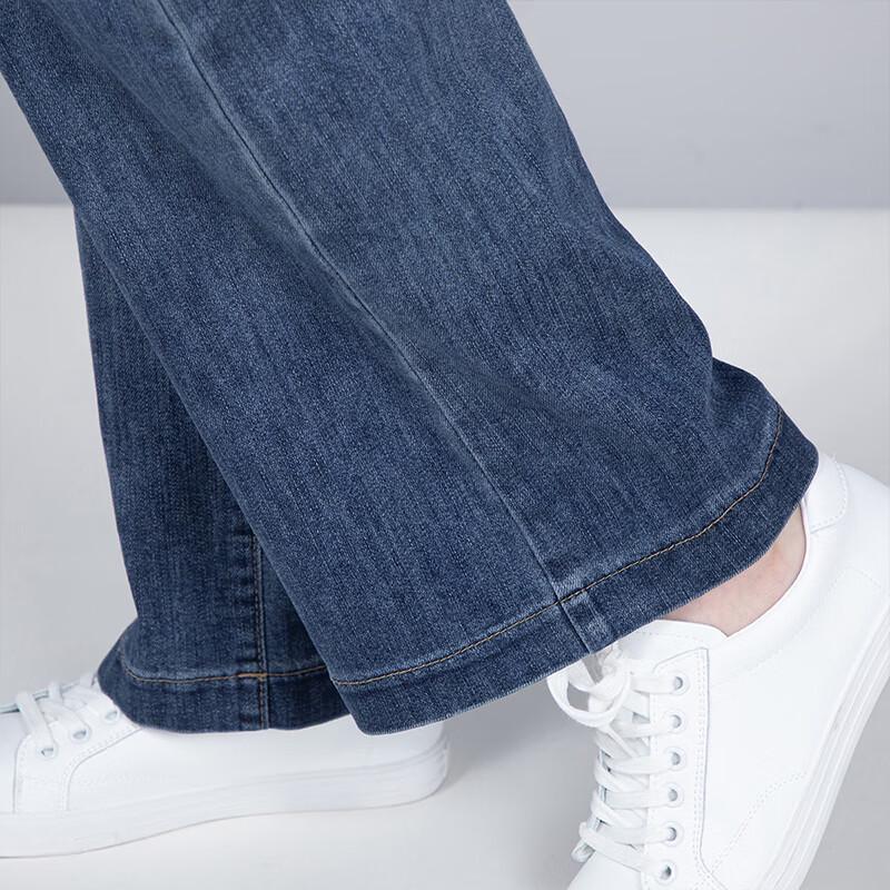 Siboshe Women's Slimming High-Waist Straight Jeans