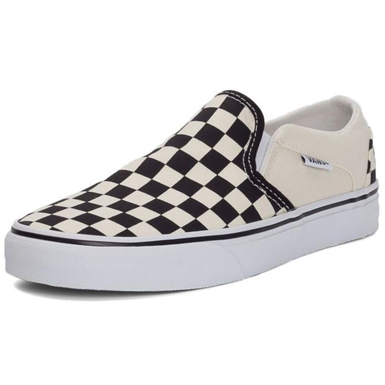 Vans Черно-белые женские кроссовки Asher Checkerboard VN000VOSAPK