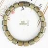 Personalized Green Sandalwood Couple Bracelet: Single Circle Buddhist Beads for Men and Women