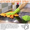 JUE-FISH Multipurpose Powerful Kitchen Oil Stain Cleaner Heavy Oil Foam Cleaner Rust Remover Cleaning Car Kitchen Cleaning Foam Spray