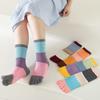 Women's Toe Socks Cute Striped Cotton Toe Socks Girls Sports Running Toe Socks