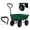 VidaXL Garden Hand Cart 300 Kg 75 L Green