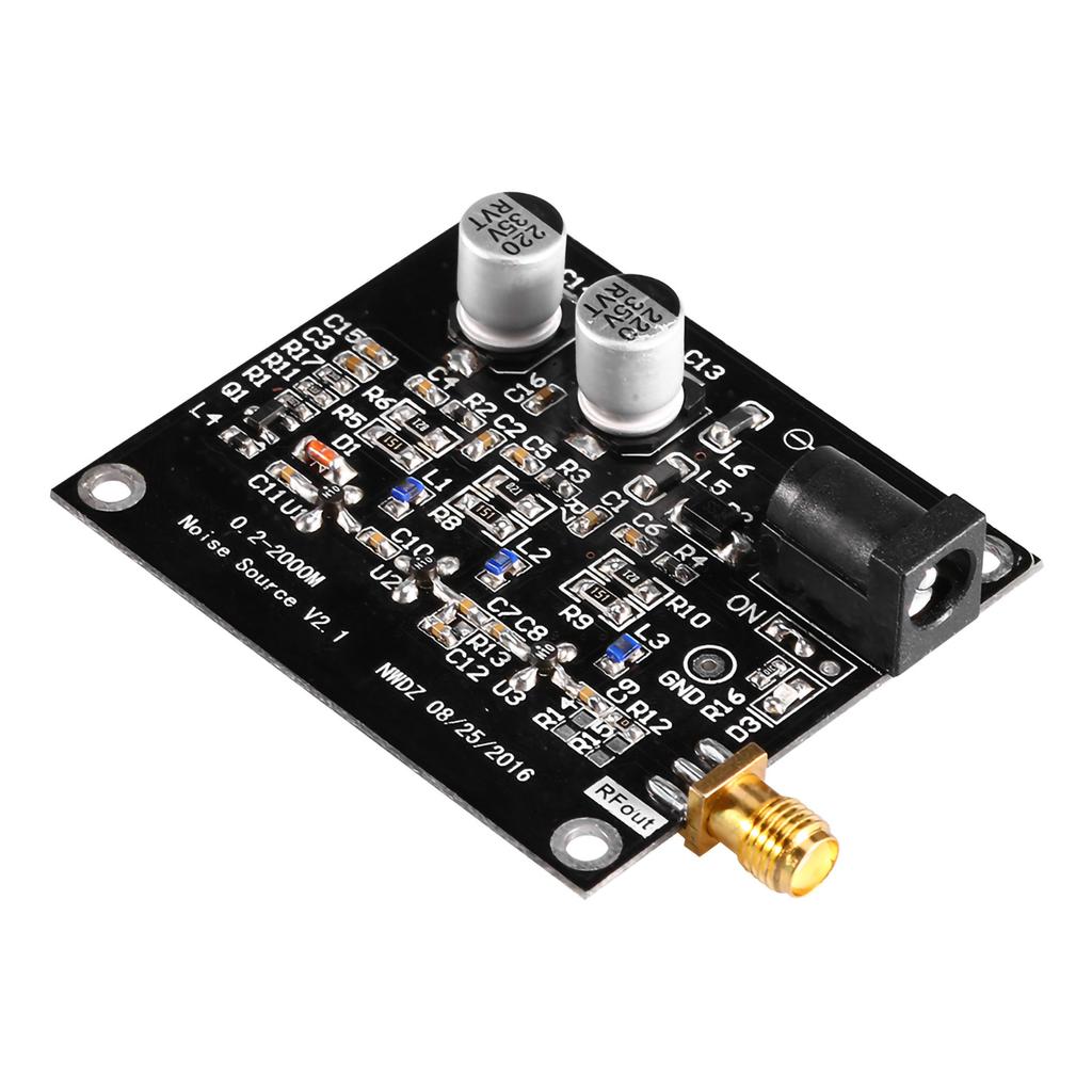 1PC 1.5GHz Track Noise Source Board Module High Flatness Filter Antenna Amplifier Black