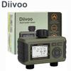 Diivoo 2 Zone Automatic Watering Timer Garden Irrigation Controller Outdoor With LCD Dispaly Waterproof Programmer for Lawn