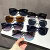 2025 New Cat Eye Sunglasses for Women Unisex Vintage Outdoor UV400 Sunproof Goggles Men Fashion Round Frame Sunshades Eyewear