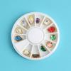 Twinkle Nail Parts 12-piece Set / Gorgeous Colored Nail Stones
