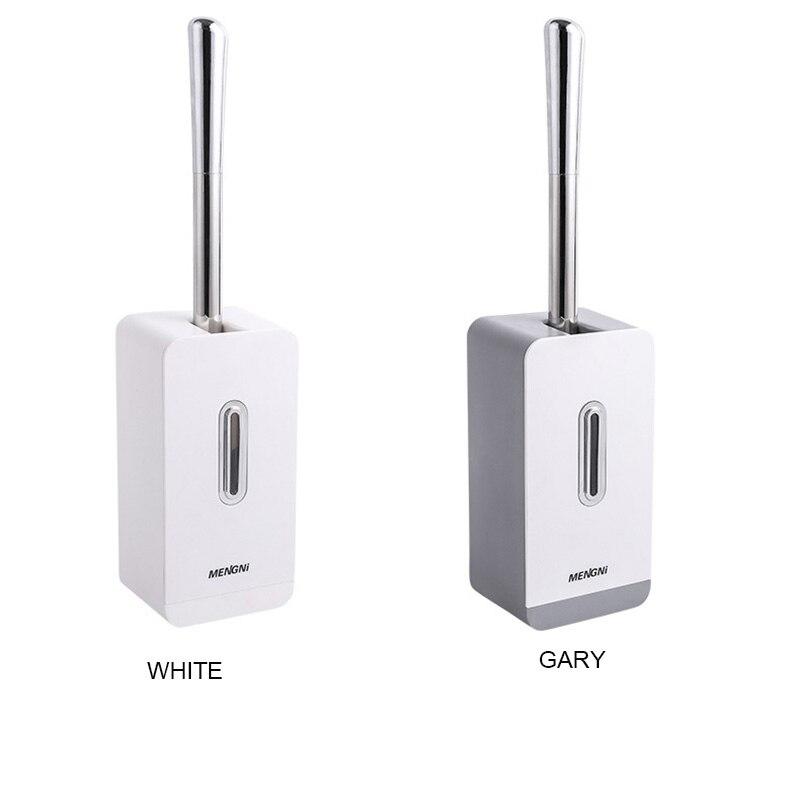 Bucket Brush Set for Cleaning Toilets Detachable Toilet Brush Floor-Standing Punch Free Long Handle Toilet Brush Bathroom