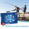 Christmas Fishing Lures Advent Calendar 24 Days Fishing Tackle Countdown Calendar Box Creative Xmas Surprise Gift For Fishers