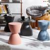 Simple Nordic Stools Living Room Round Modern Casual Thickened Household LowStool Prince Stool Creative Shoe Hourglass Apartment