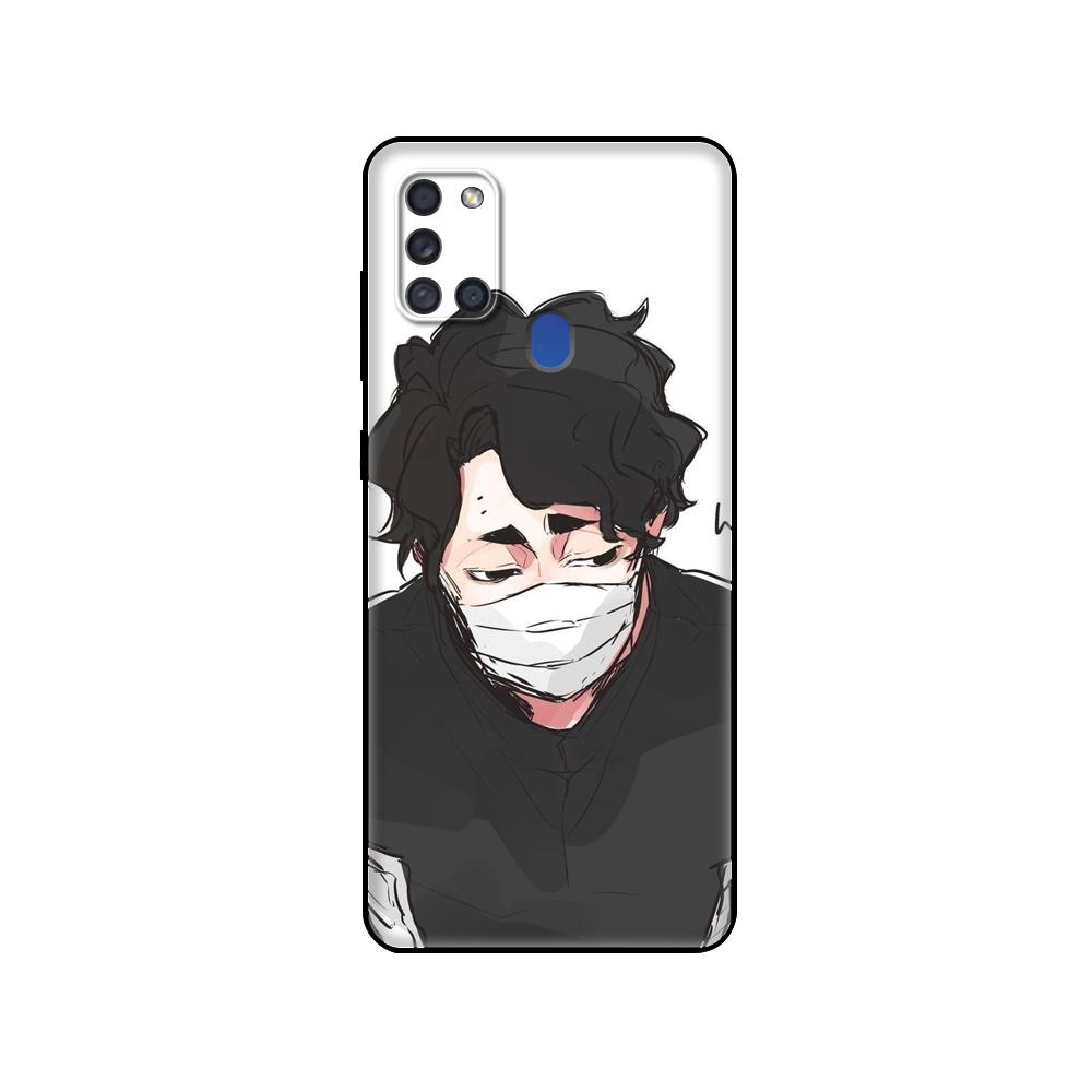 Black Tpu Case For Samsung Galaxy A50 50S A30S A10 A01 A11 A21S A31 A41 A51 A71 M21 M30S S10 LITE Cover Sakusa Kiyoomi Haikyuu