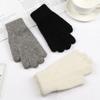 Women Men Cashmere Outdoor Warm Thick Mittens Winter Gloves Full Finger Gloves