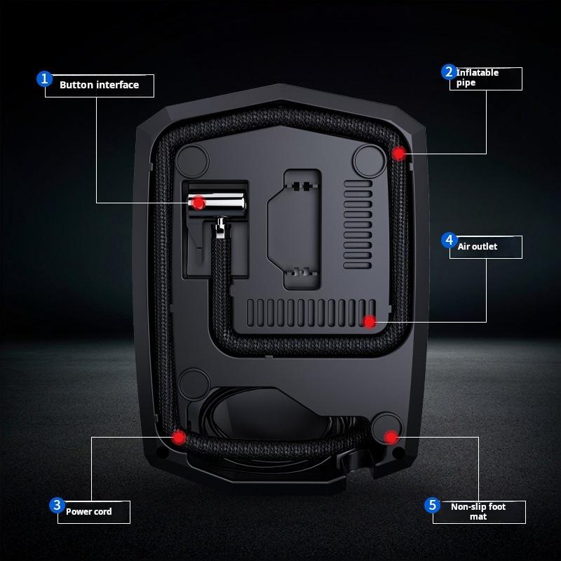 Portable Intelligent Digital Display Inflation Pump For Cars Small Handheld Car Inflation Pump Inflation Machine With High Power