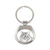 Kurilian Bobtail Longhaired - Keychain with a Cat, Keychain with a Print, Personalized Pendant from the Brand