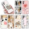 Cute Cartoon Cats Phone Case For Xiaomi POCO F2 F3 M2 M3 M4 X3 X4 Pro NFC F4 GT 5G F1 X2 C3 C31 C40 M5S Soft TPU Black Cover
