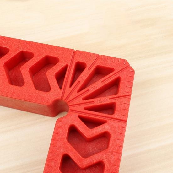 3/4/6inch 90-Degree Right Angle Clamp Holder L Shape Square Ruler Woodwork Tool