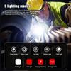 LED Keychain Flashlight 800LM USB Rechargeable Portable Mini Keychain Work Light Pocket Flashlight for Camping Hiking Fishing