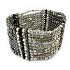 [N8085] - Fancy Bracelet 'Kilimanjaro' Silver Gray
