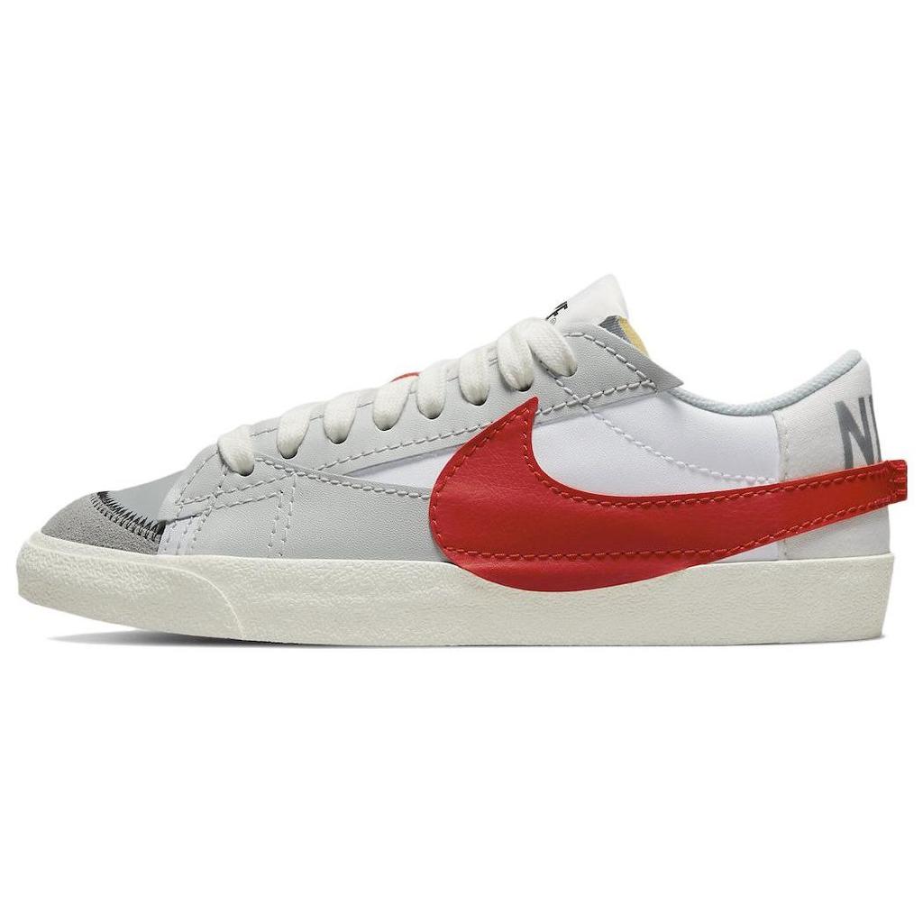 Nike Blazer Low 77 Jumbo White University Red Men Sneakers Photon-Dust Light-Smoke-Grey DQ8769-100